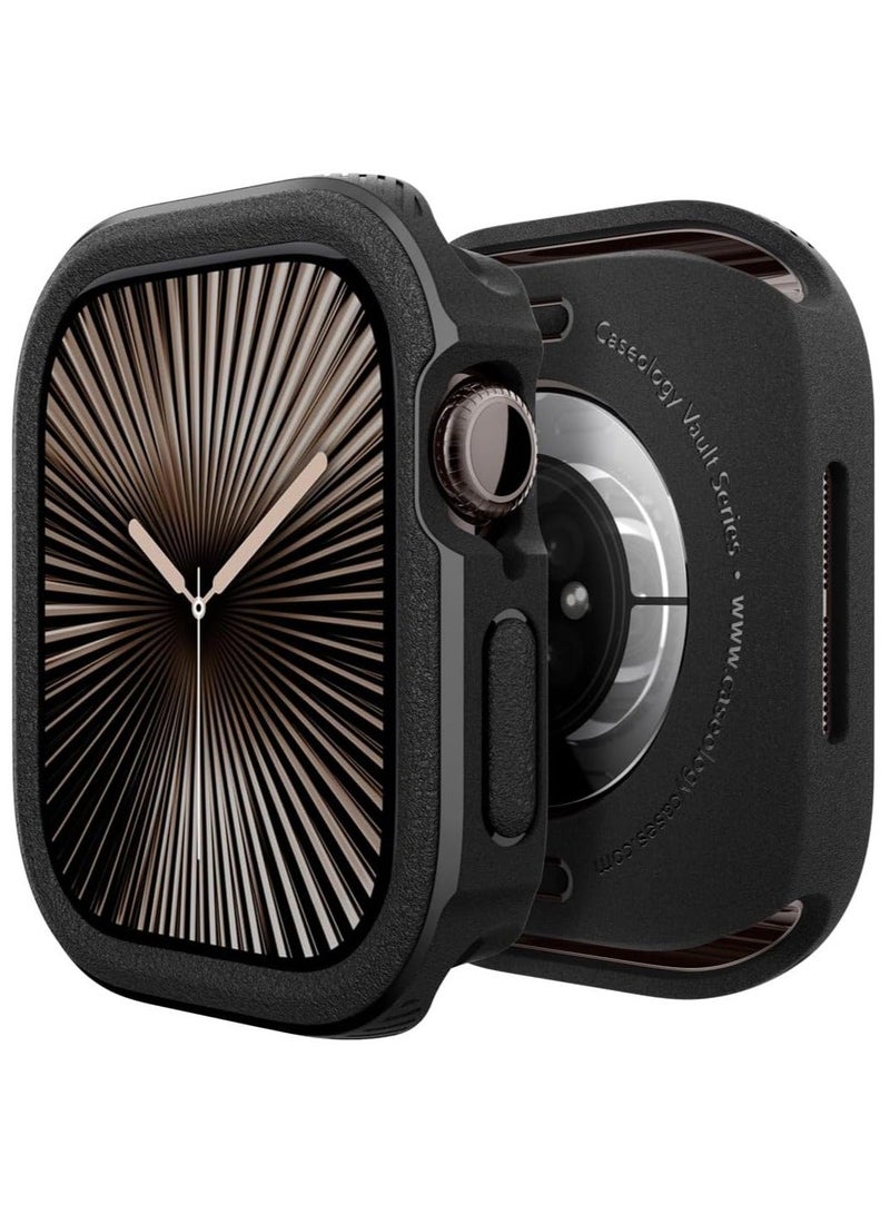 Caseology حافظة فولت لساعات أبل سيريس 10 (46مم) - أسود غير لامع (2024) - Image 1